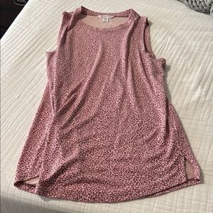 Athleta Pink Patterned Tank Top